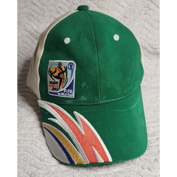 Very Rare FIFA World Cup 2010 South Africa Football Soccer Adj Hat CAP FairCond - Picture 1 of 8